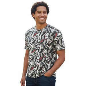 Jordan Shirt Mens XL Black Air Jordan 11 Sneaker Graphic Tee Streetwear